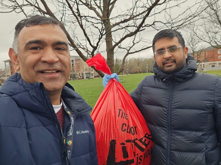 Sumit Sehli with neighbours and community members in Kitchener Ward 5, photo 3 of 71