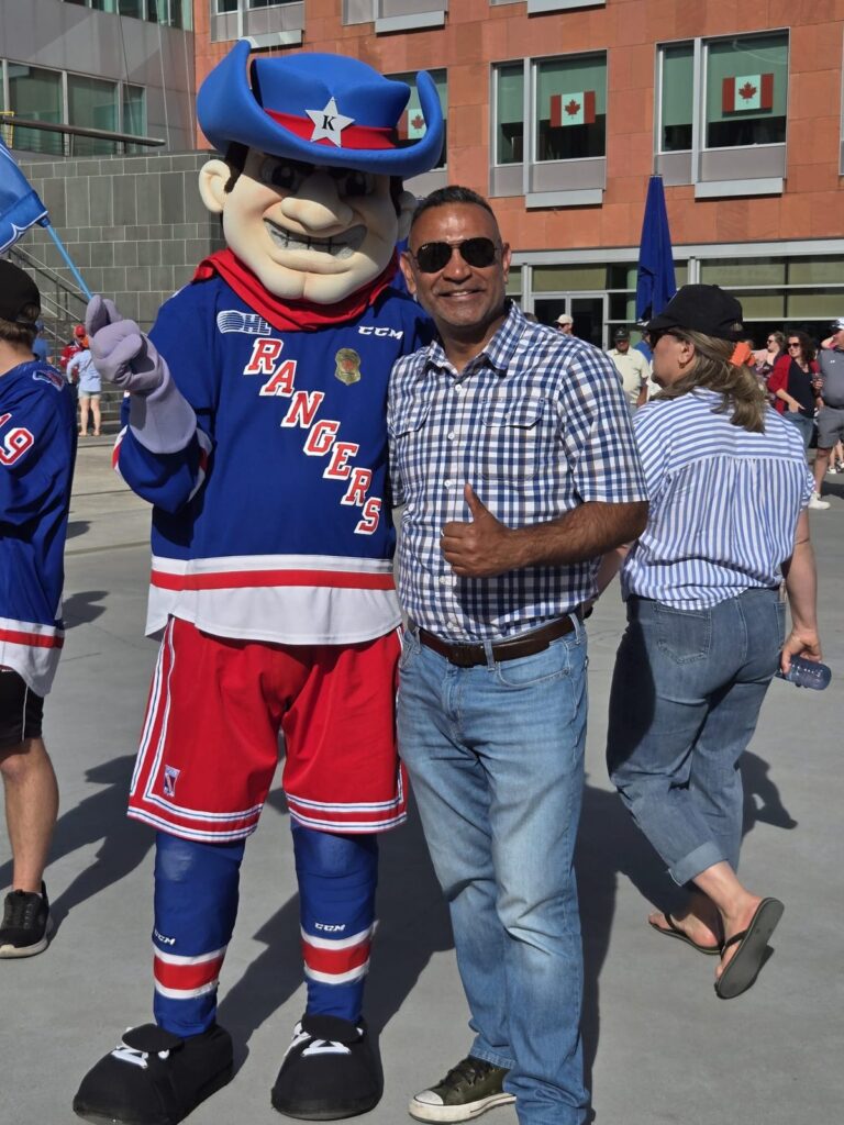 Sumit Sehli with neighbours and community members in Kitchener Ward 5, photo 10 of 71