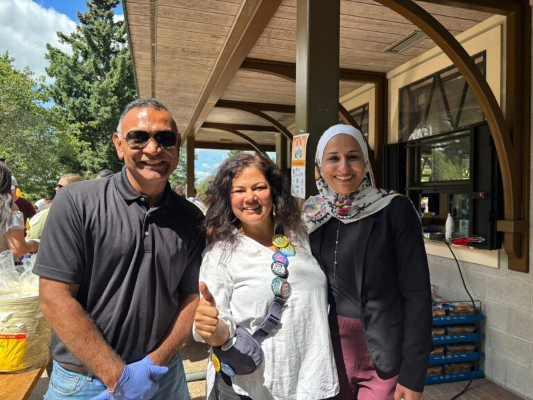 Sumit Sehli with neighbours and community members in Kitchener Ward 5, photo 25 of 71