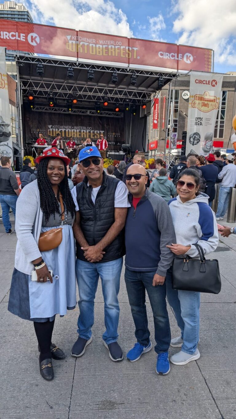 Sumit Sehli with neighbours and community members in Kitchener Ward 5, photo 60 of 71